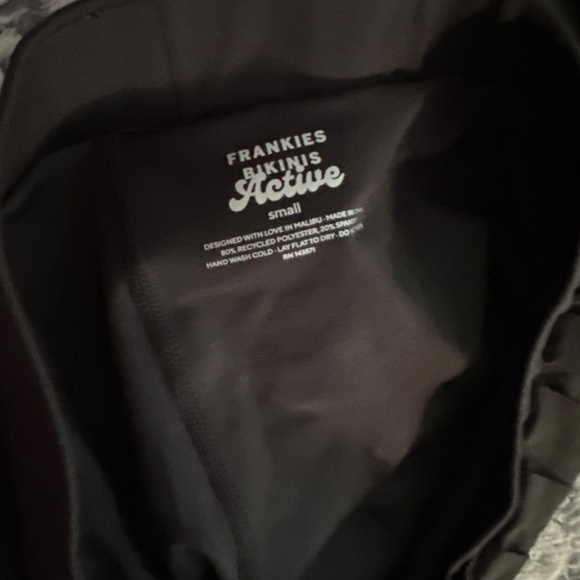 Frankie’s bikinis windy tennis skirt (Black) - Picture 2 of 5